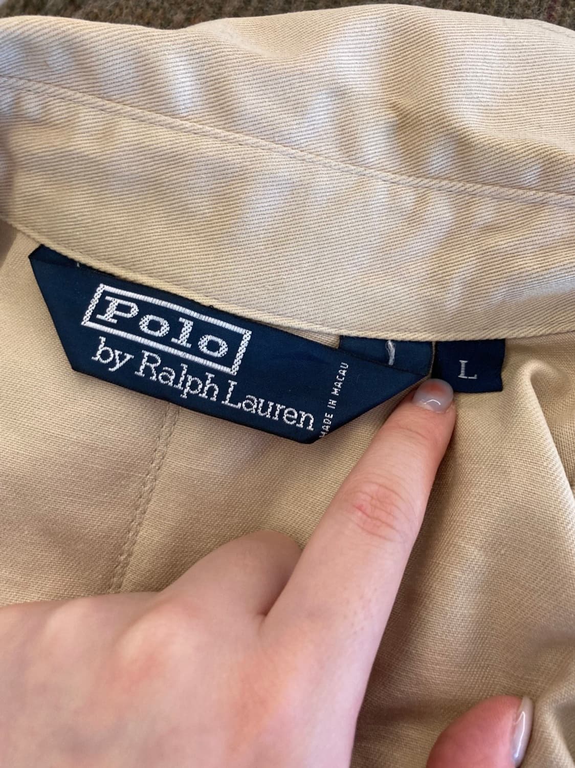 폴로 랄프로렌 Polo by Ralph Lauren 사파리 자켓 (베이지 상품이미지5
