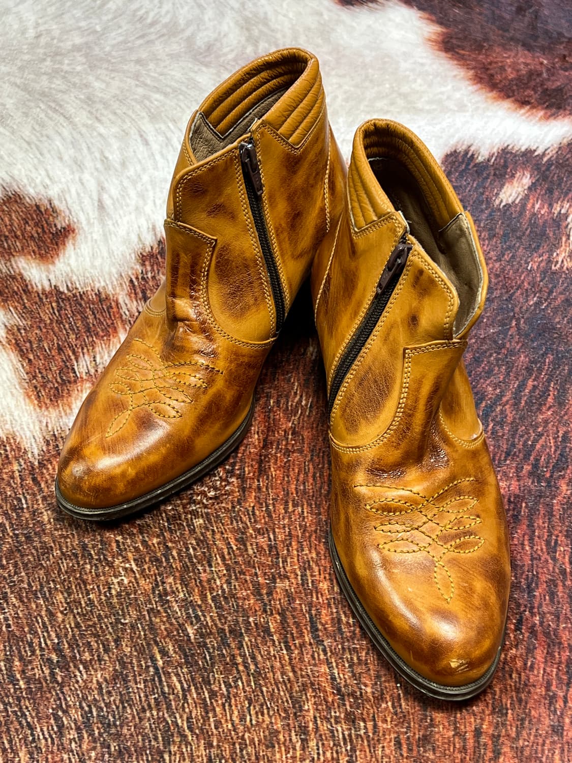 [250] 버팔로(Buffalo) 빈티지 웨스턴 앵클 부츠 상품이미지4