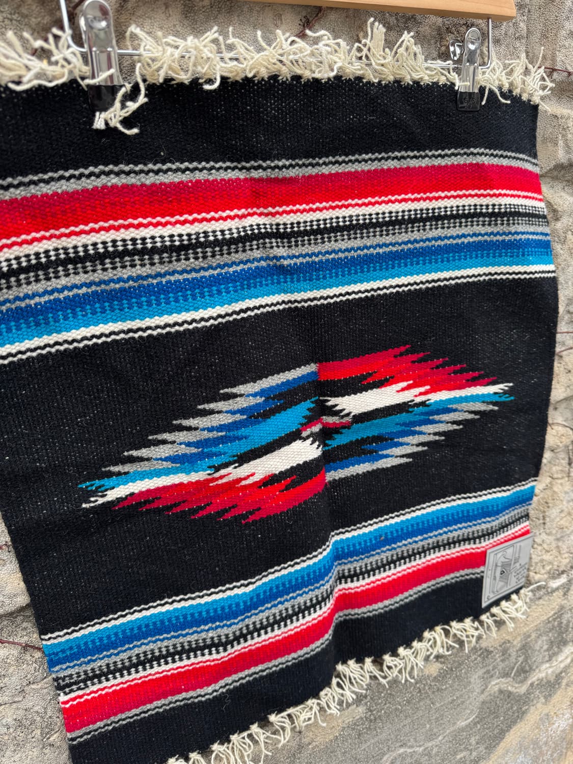 50s 간스크래프트 빈티지 핸드 우븐 울 치마요 러그 오르테가 상품이미지5