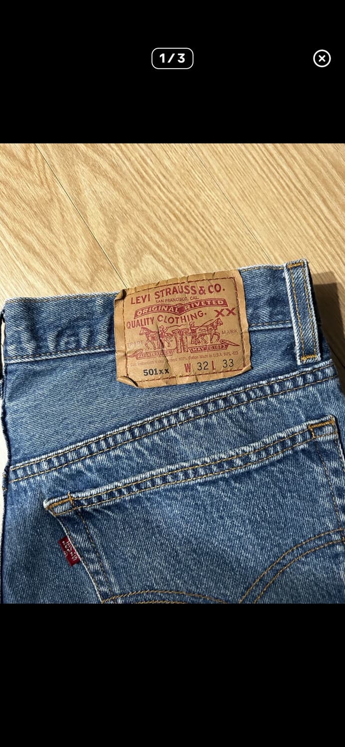 미제 리바이스 501 32 상품이미지1