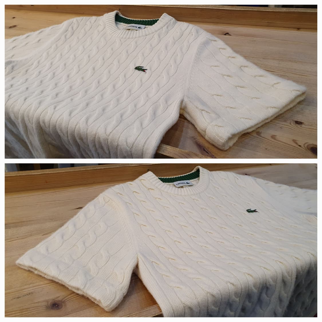 66.라코스테 꽈배기 반팔니트 상품이미지4