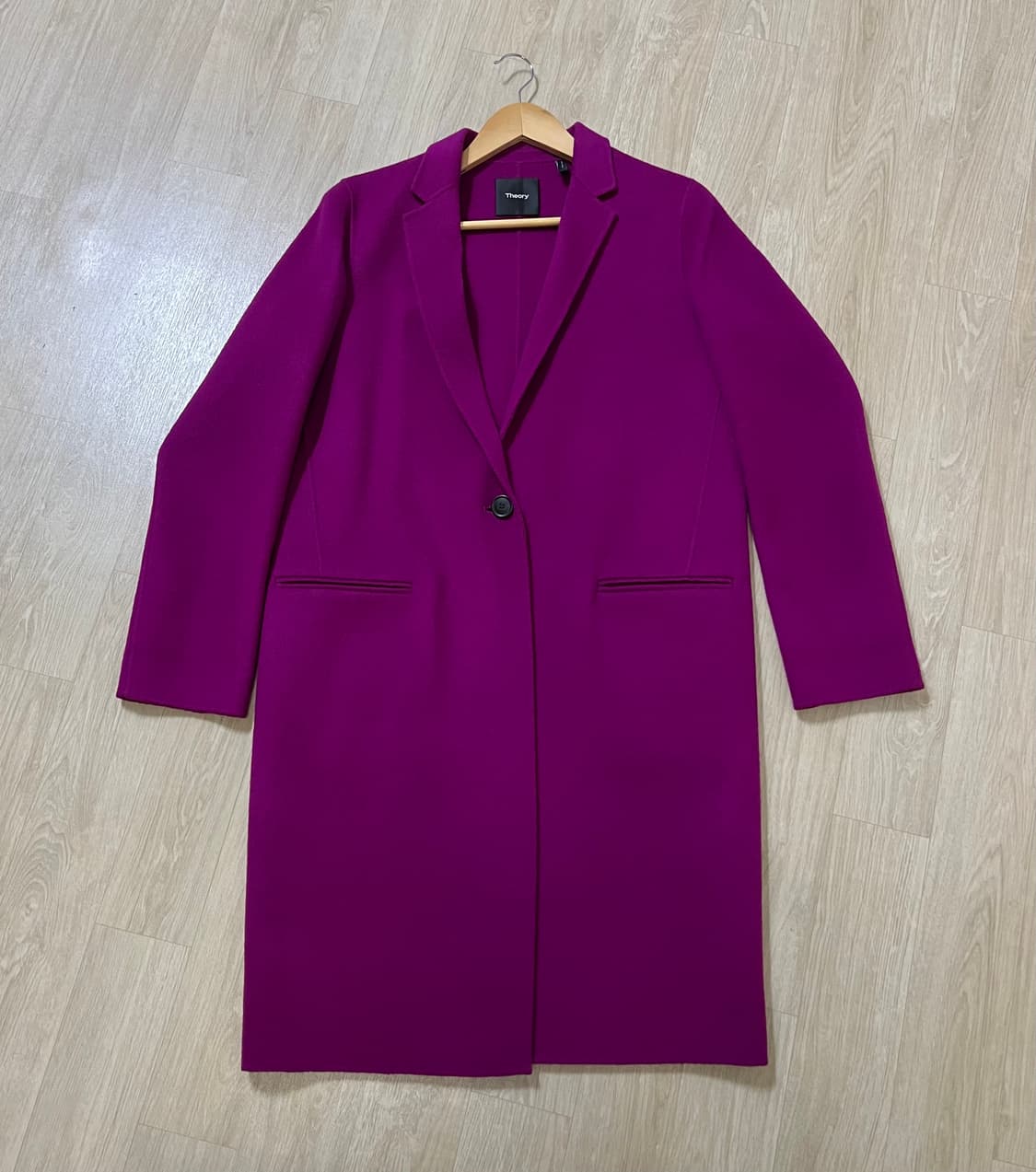 띠어리 울 캐시미어 혼방 코트 상품이미지7