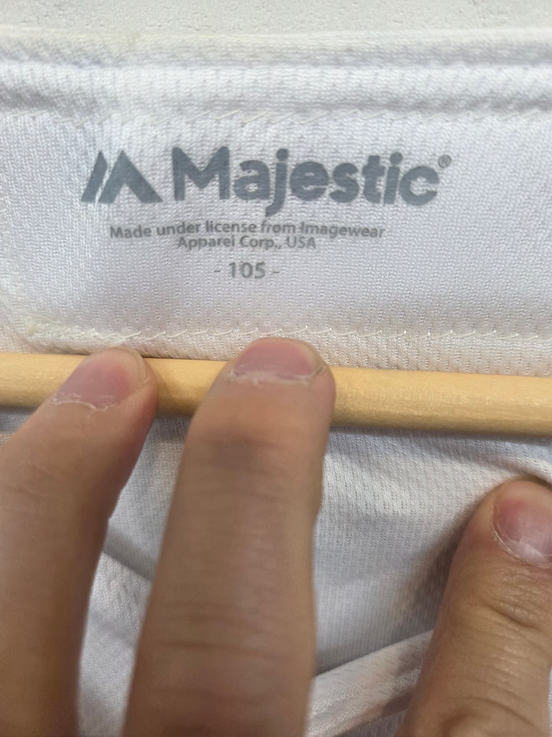 기아타이거즈 마제스틱 안치홍 마킹 유니폼 져지반팔 xl 상품이미지3