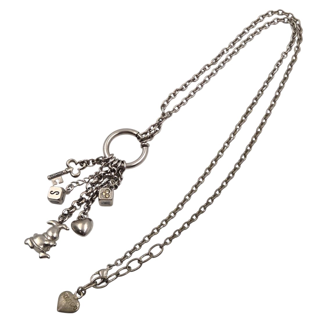 04s 이탈리아 모스키노 토끼 주사위&열쇠 목걸이 상품이미지2