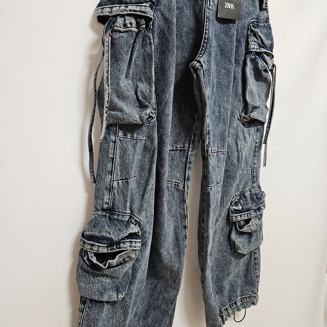 S 자라 메종스페셜 데님 카고팬츠 상품이미지5