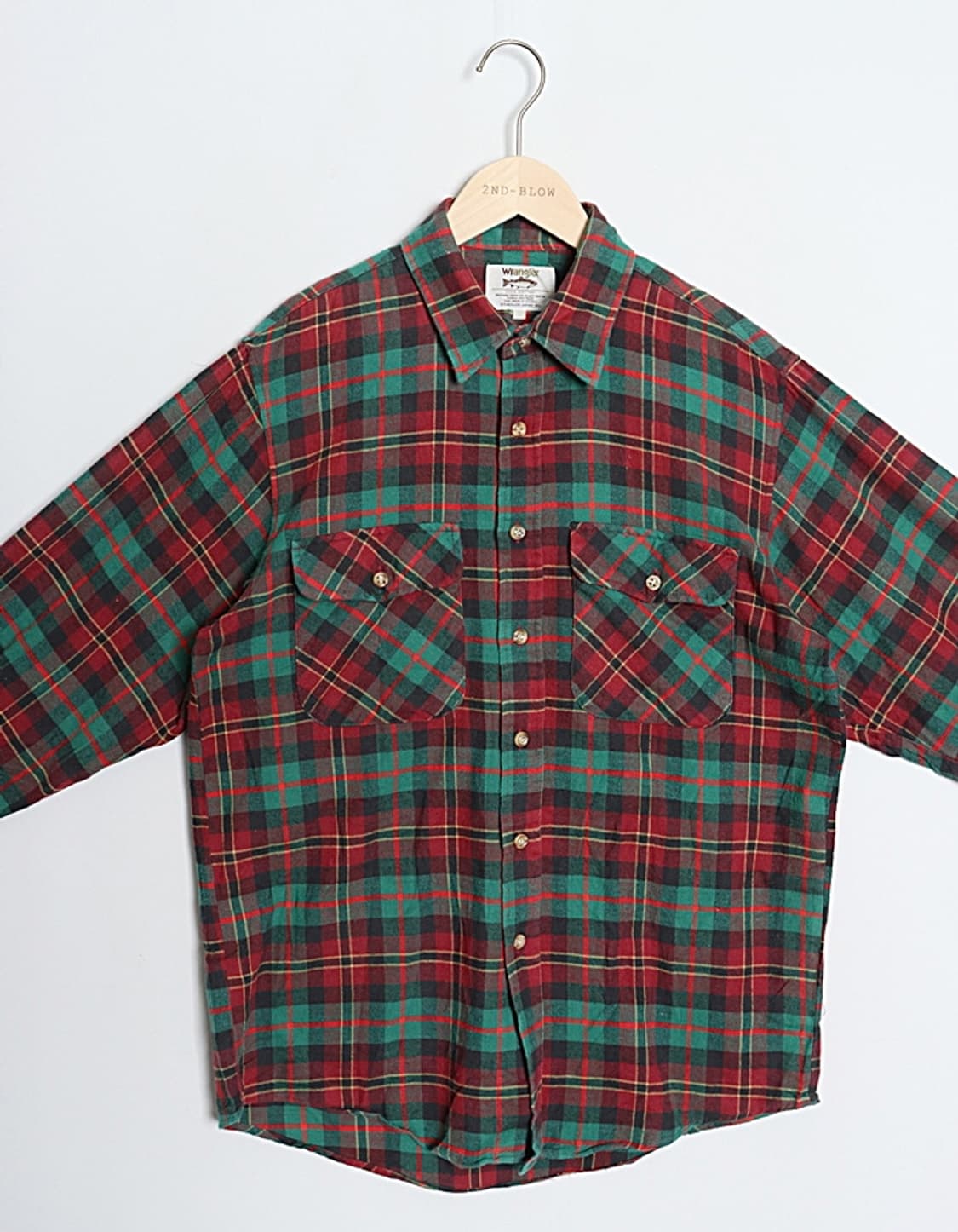 90's Wrangler Flannel Shirts 상품이미지2