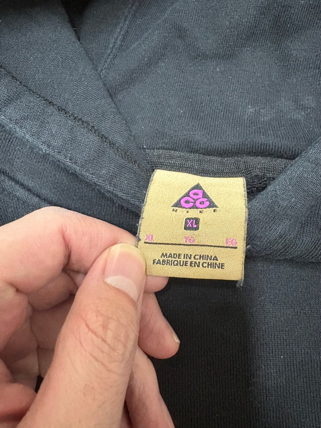 00s Nike ACG 후드티 블랙 상품이미지3