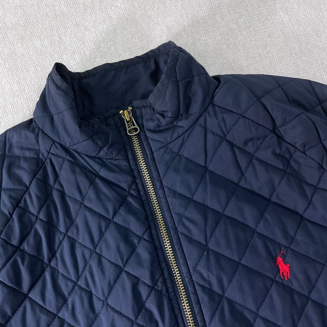 100 폴로랄프로렌 신형라벨 스몰포니 퀄팅 자켓 상품이미지2