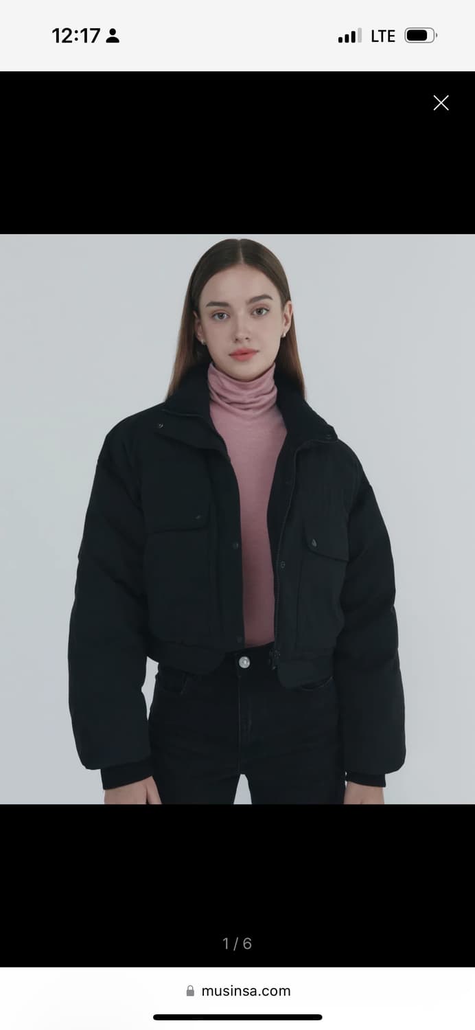 시티브리즈 덕다운 패딩(그레이,블랙) 상품이미지4