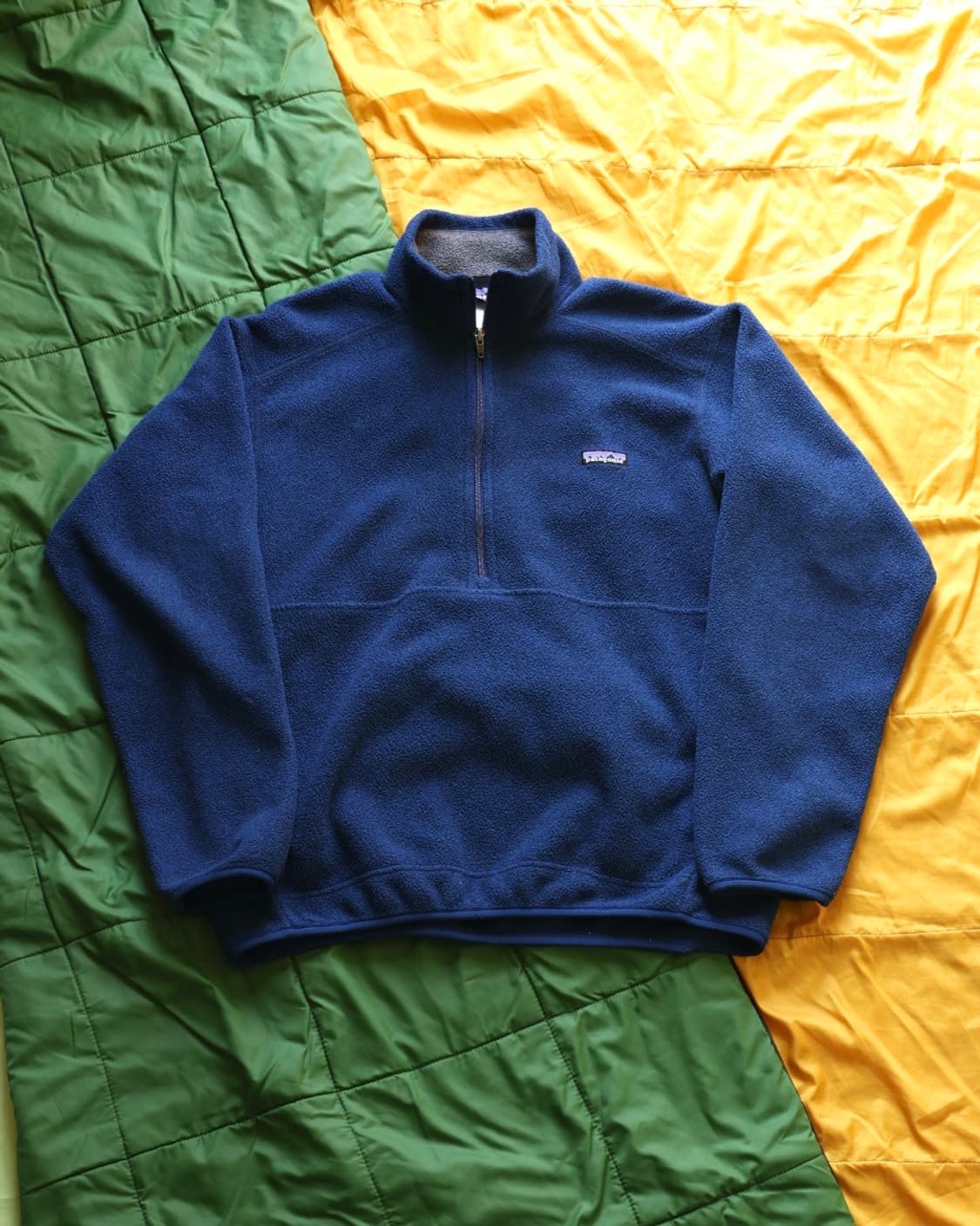 파타고니아 빈티지 00s 마수피얼 하프집업 플리스 네이비 블루 M 상품이미지9
