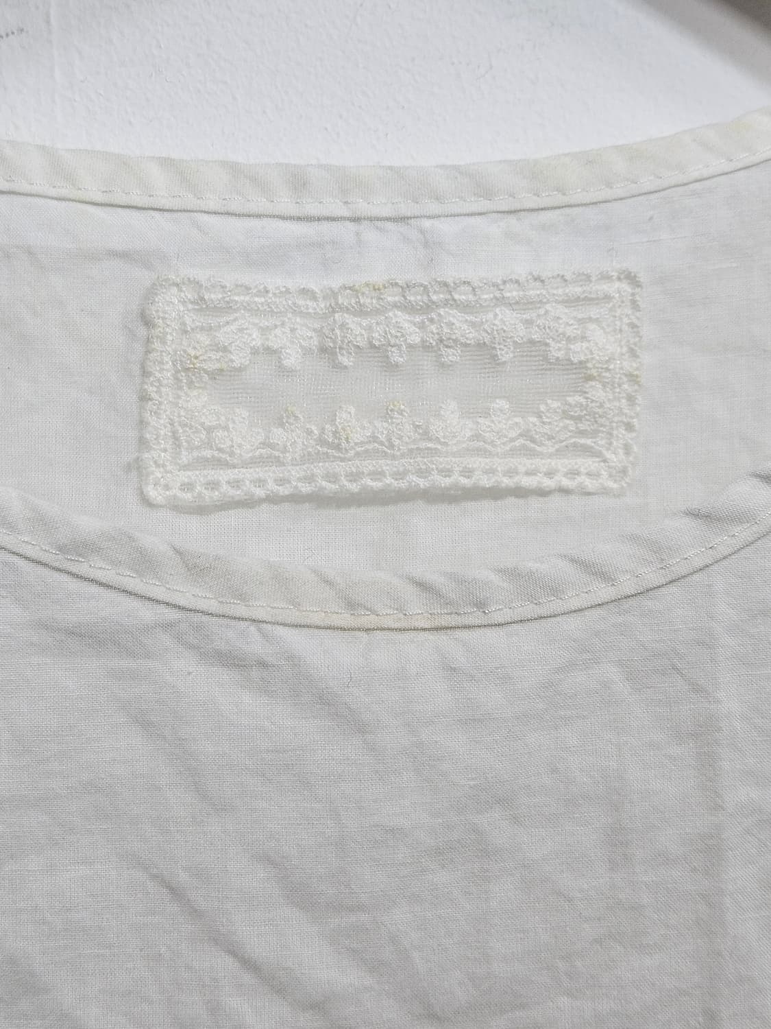 화이트 자수 레이스 민소매 롱원피스  상품이미지2