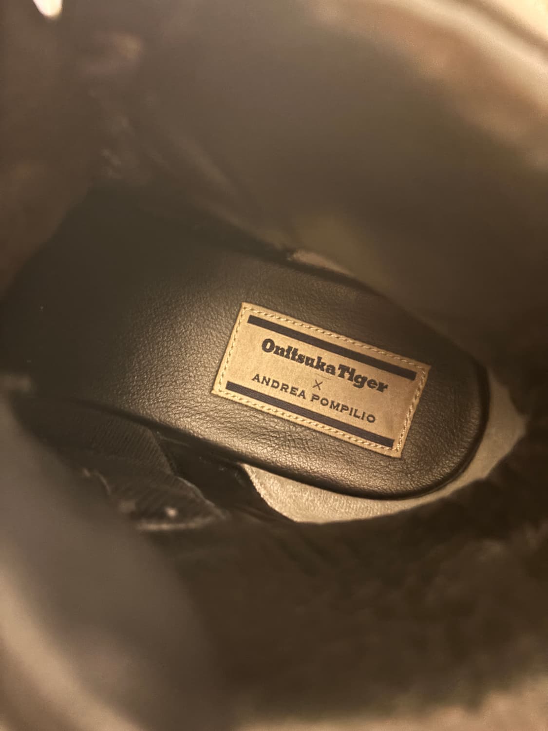 오니츠카타이거 x 안드레아 폼필리오 하이탑 블랙 270 상품이미지3