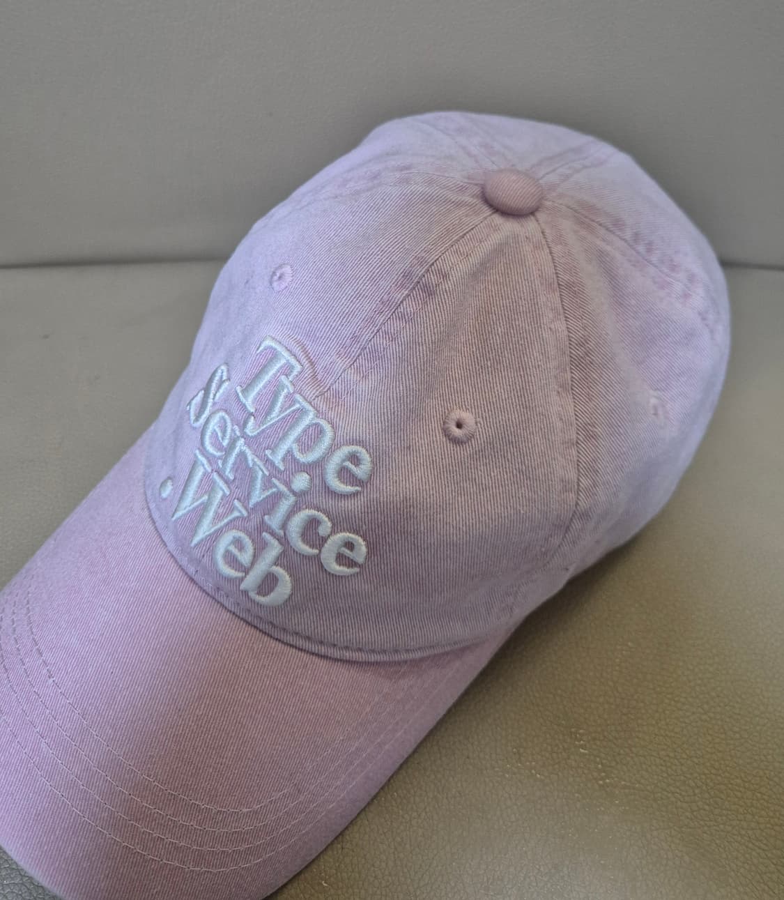 Type Service 타입서비스 핑크색 볼캡 상품이미지6