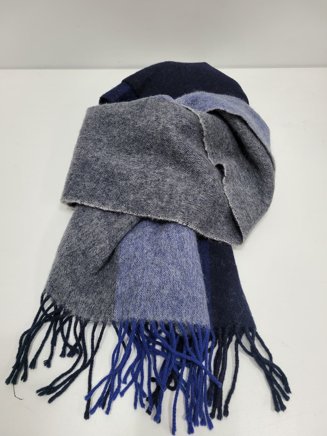 잭니클라우스 20FW 울 캐시미어 체크 블럭 머플러 / 170x30
 상품이미지2