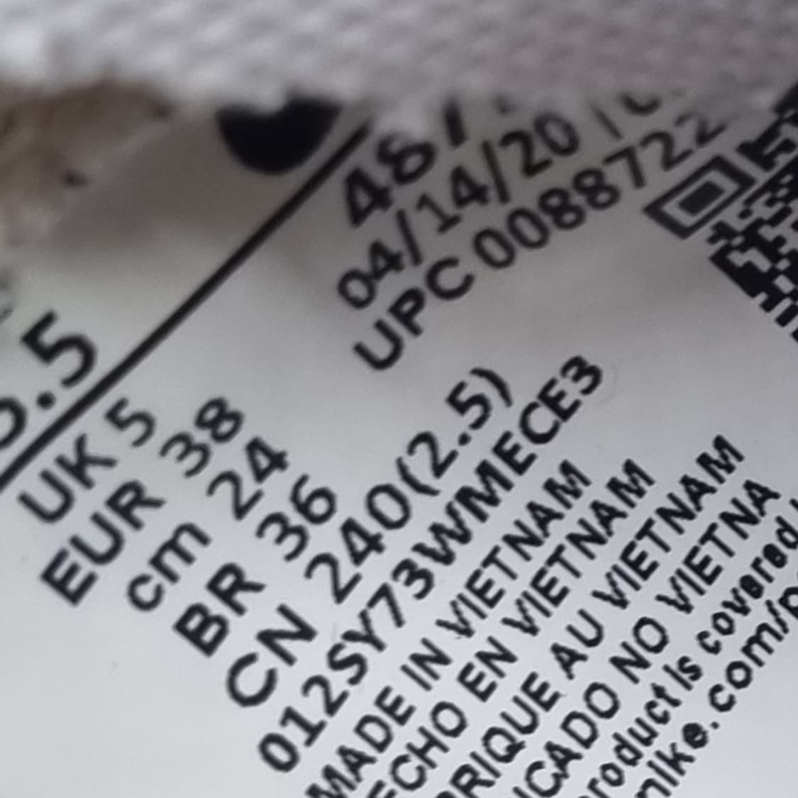 나이키 테일윈드79 흰검스니커즈 240 상품이미지6