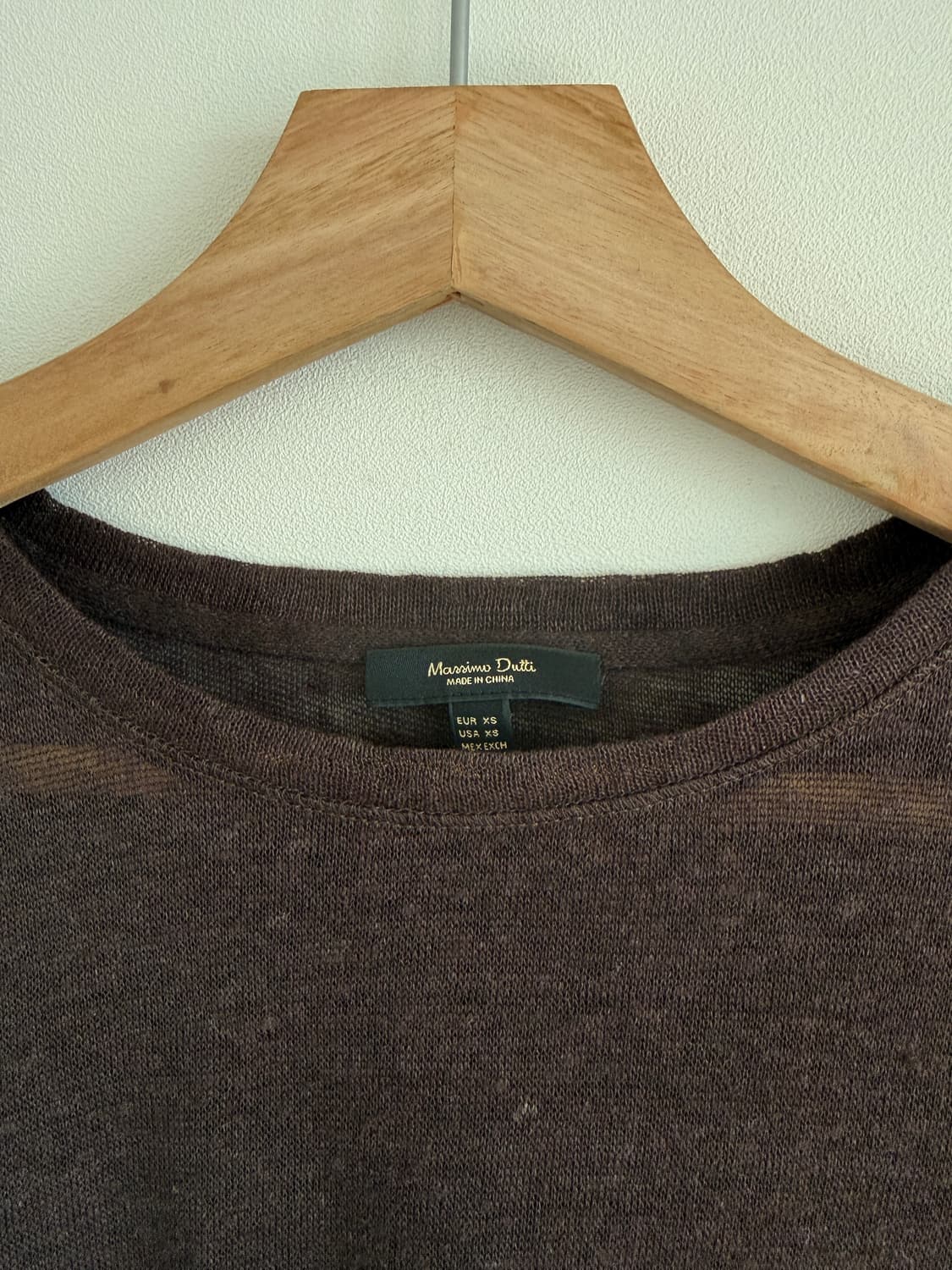 마시모두띠(Massimo Dutti) 린넨 반팔 티셔츠 상품이미지4