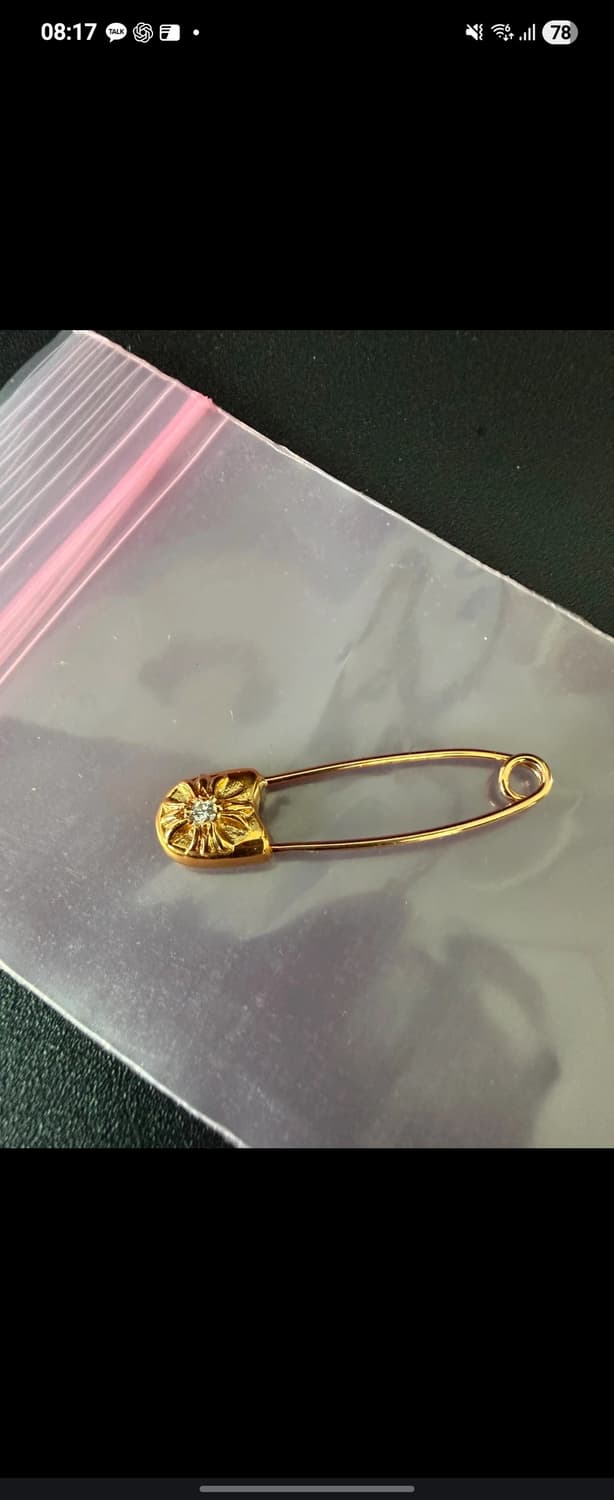 22k세이프티 핀 파베(스폐셜오더) 상품이미지3