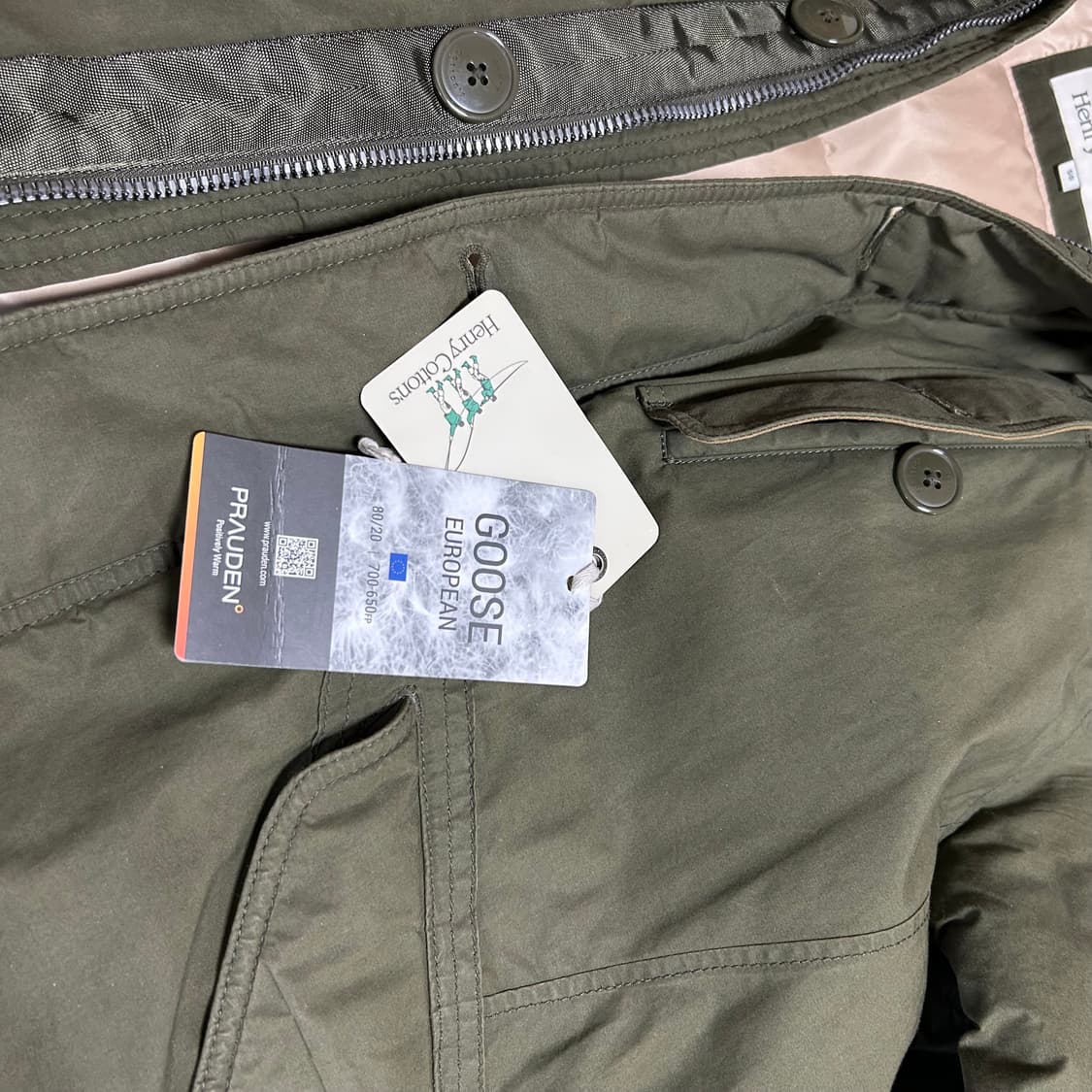 [50] 헨리코튼 크로이던 파카 올리브 상품이미지10