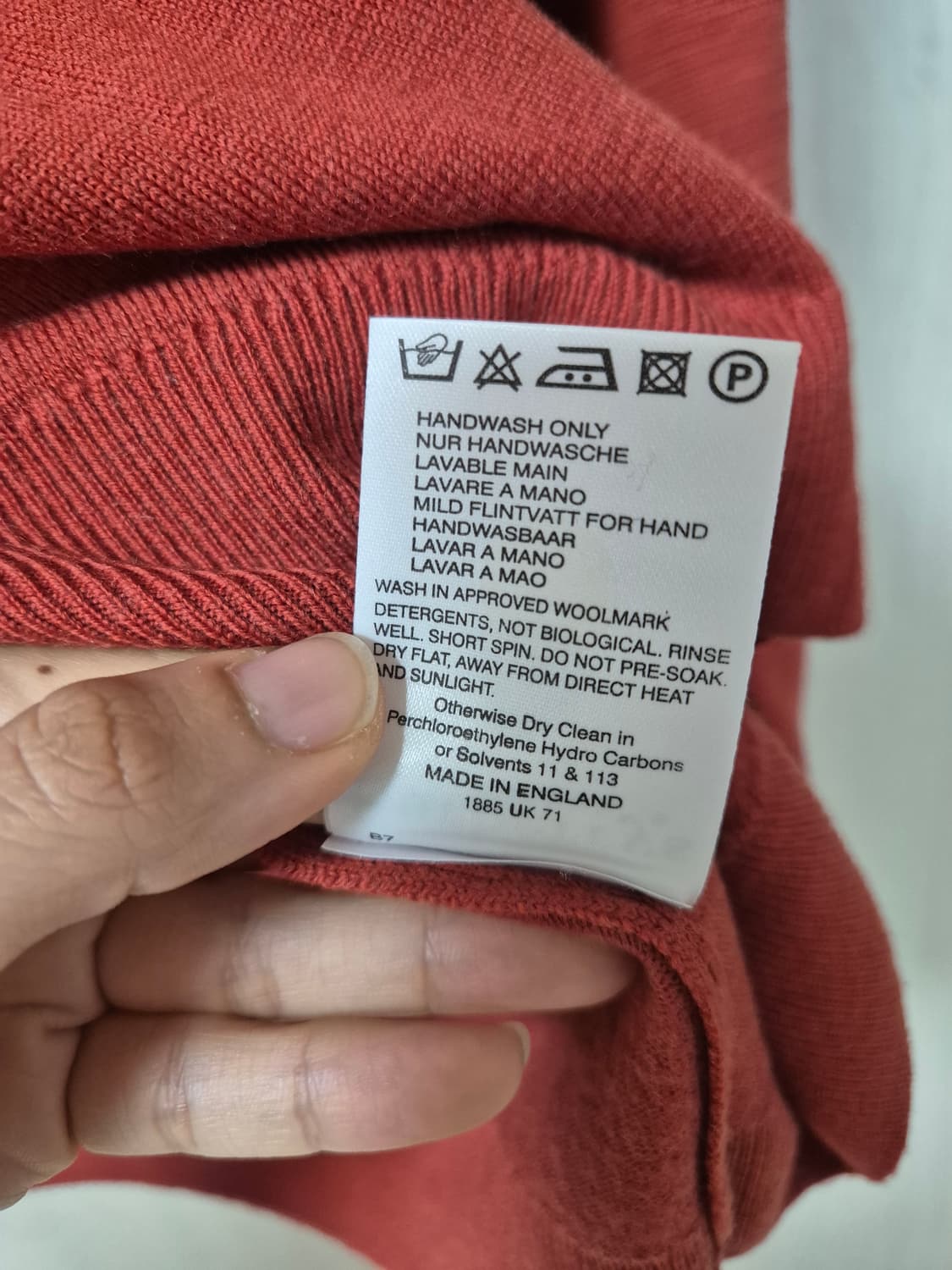 (정품) 버버리  하프넥 니트  버버리스웨터 48 남성 상품이미지6