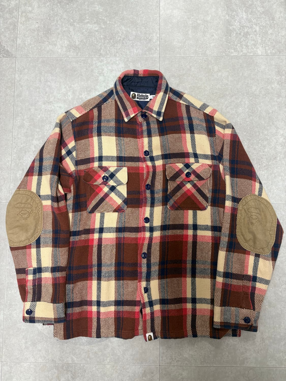 베이프 러브제네레이션 체크 cpo셔츠 상품이미지1