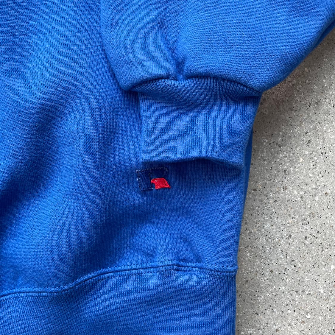 빈티지  러셀 애슬레틱 하이코튼 스웻셔츠 블루 made in usa 상품이미지5