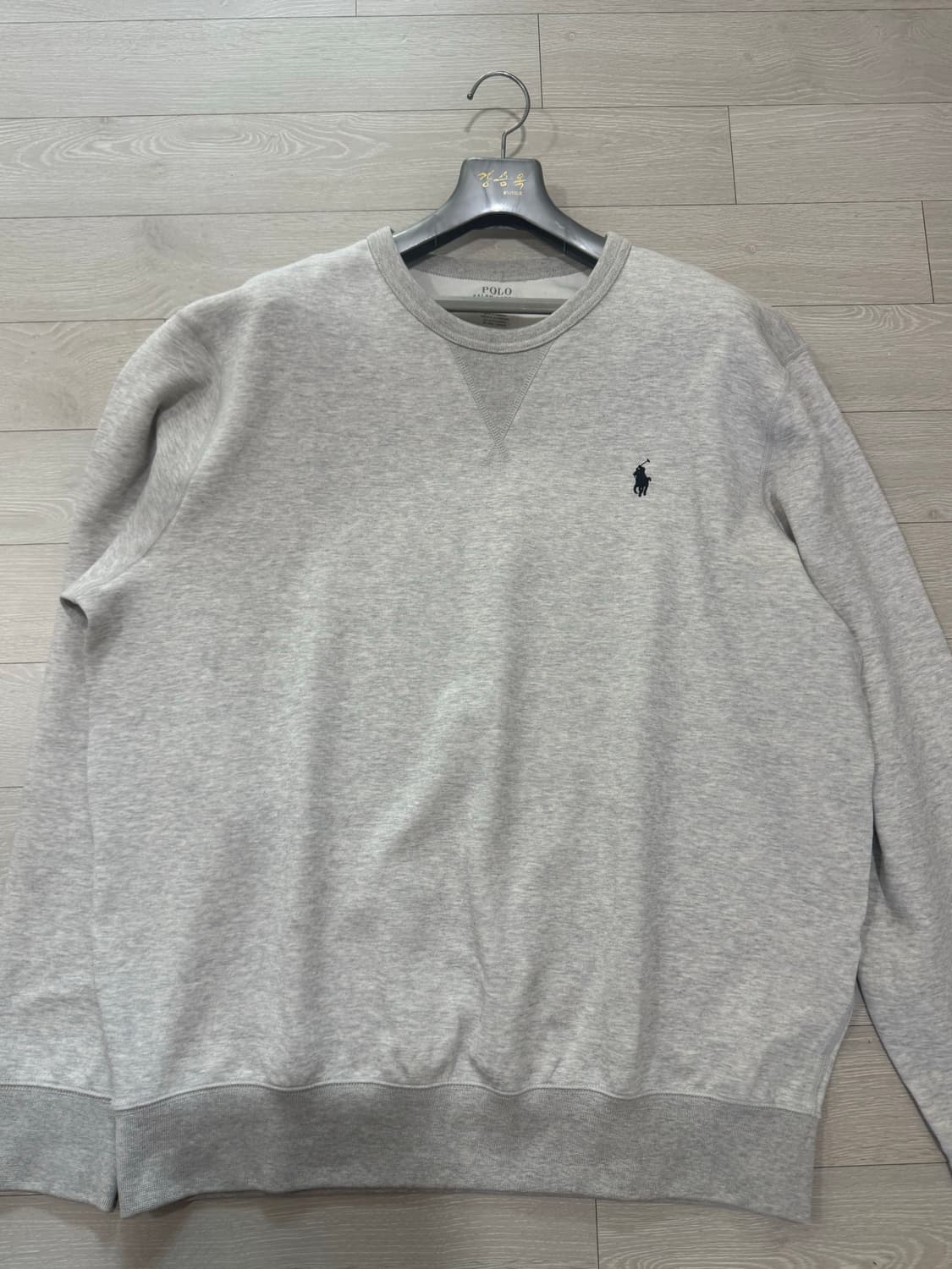 폴로 포니 로고 더블니트 스웻셔츠 XL 상품이미지3