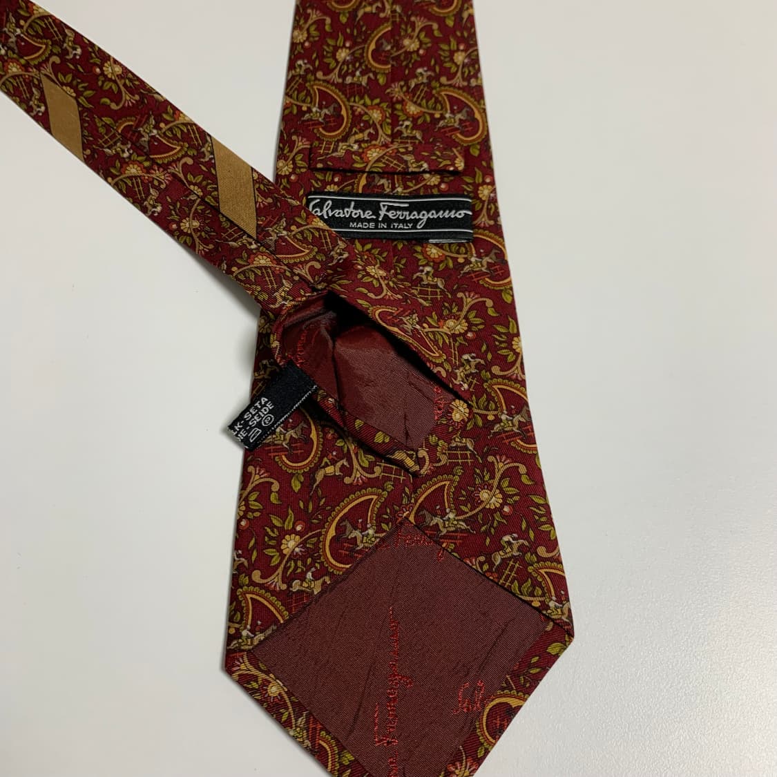 살바토레 페레가모(Ferragamo) 명품넥타이 최상급 A+등급 상품이미지7