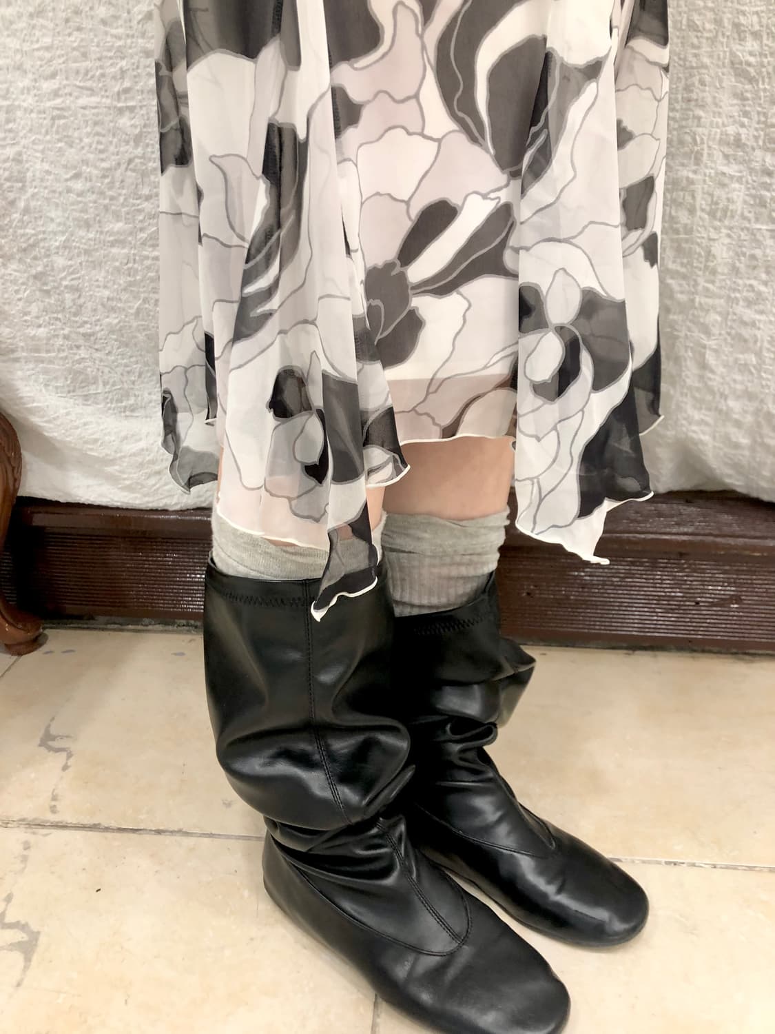 ink bloom midi skirt 상품이미지1
