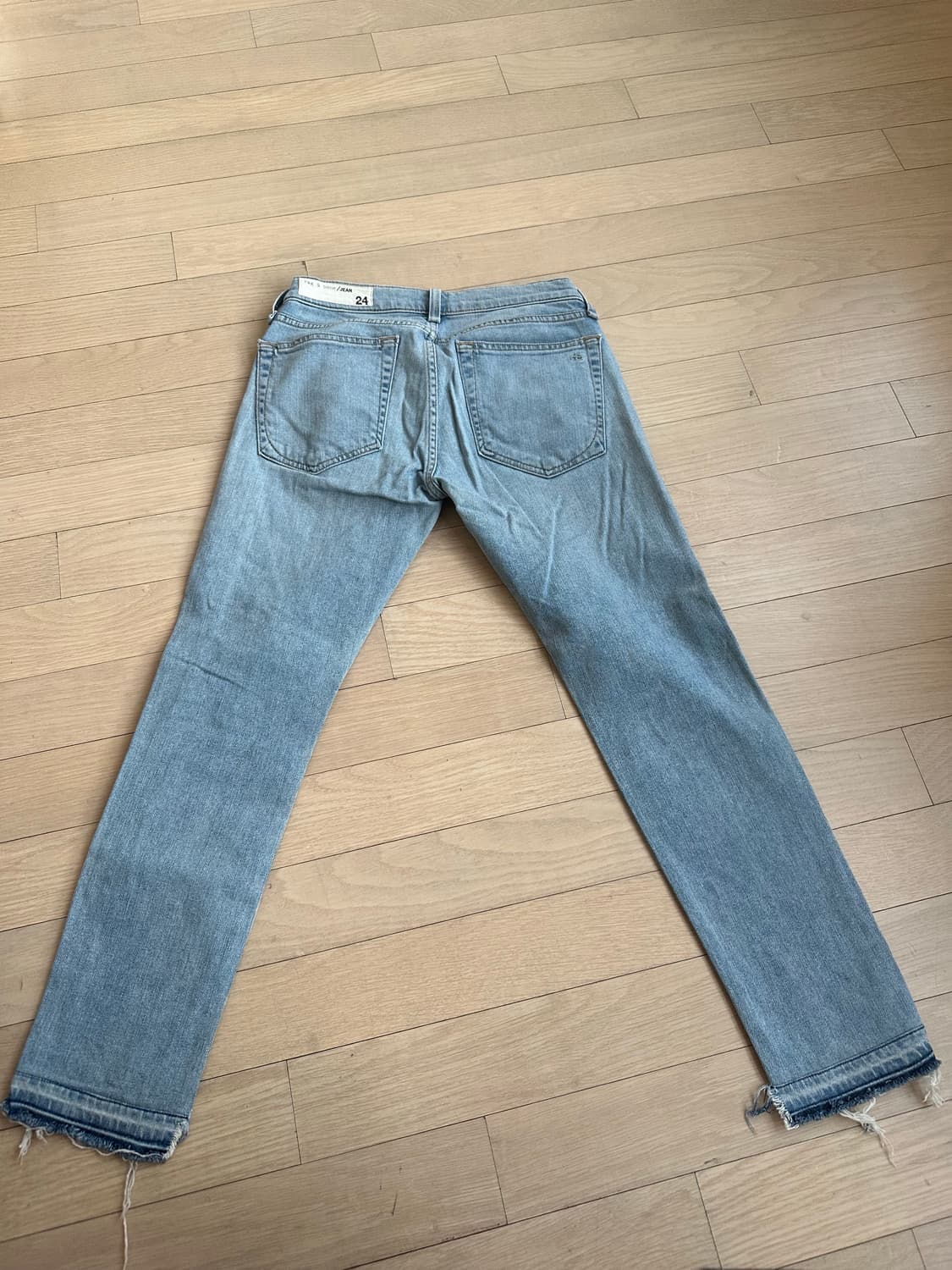 랙앤본 24사이즈 라이트 워시 데님 청바지 진 상품이미지4
