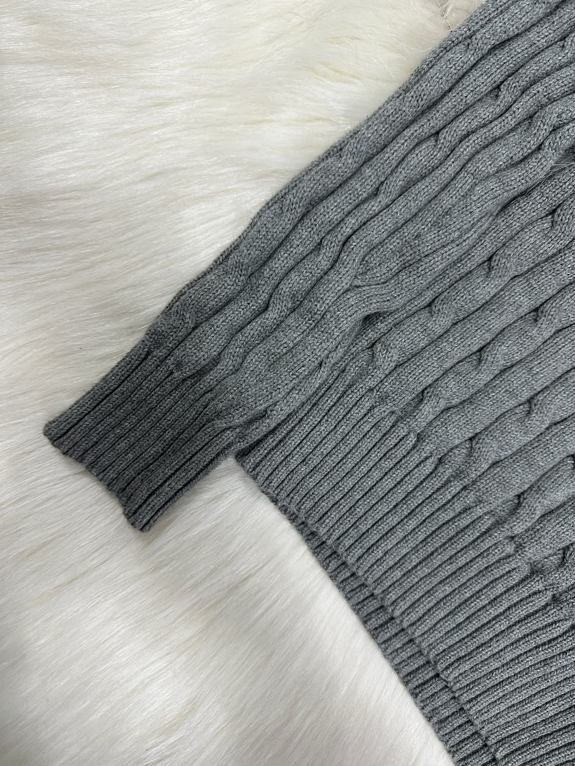 폴로 코튼 꽈베기니트 80~95 상품이미지3