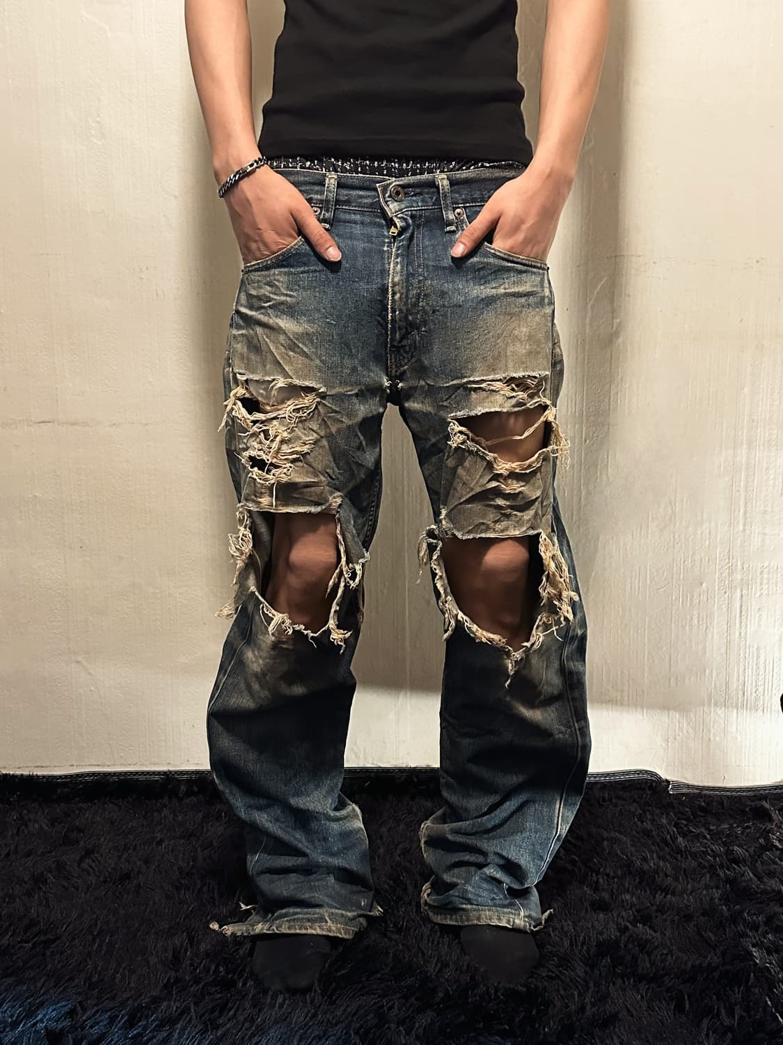Levi’s 503 damages denim pants 상품이미지1