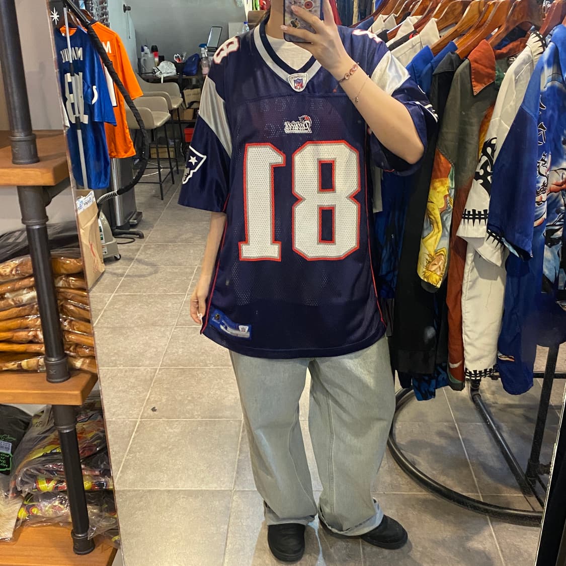 [NO.9] NFL 풋볼 져지 반팔티 네이비 상품이미지4