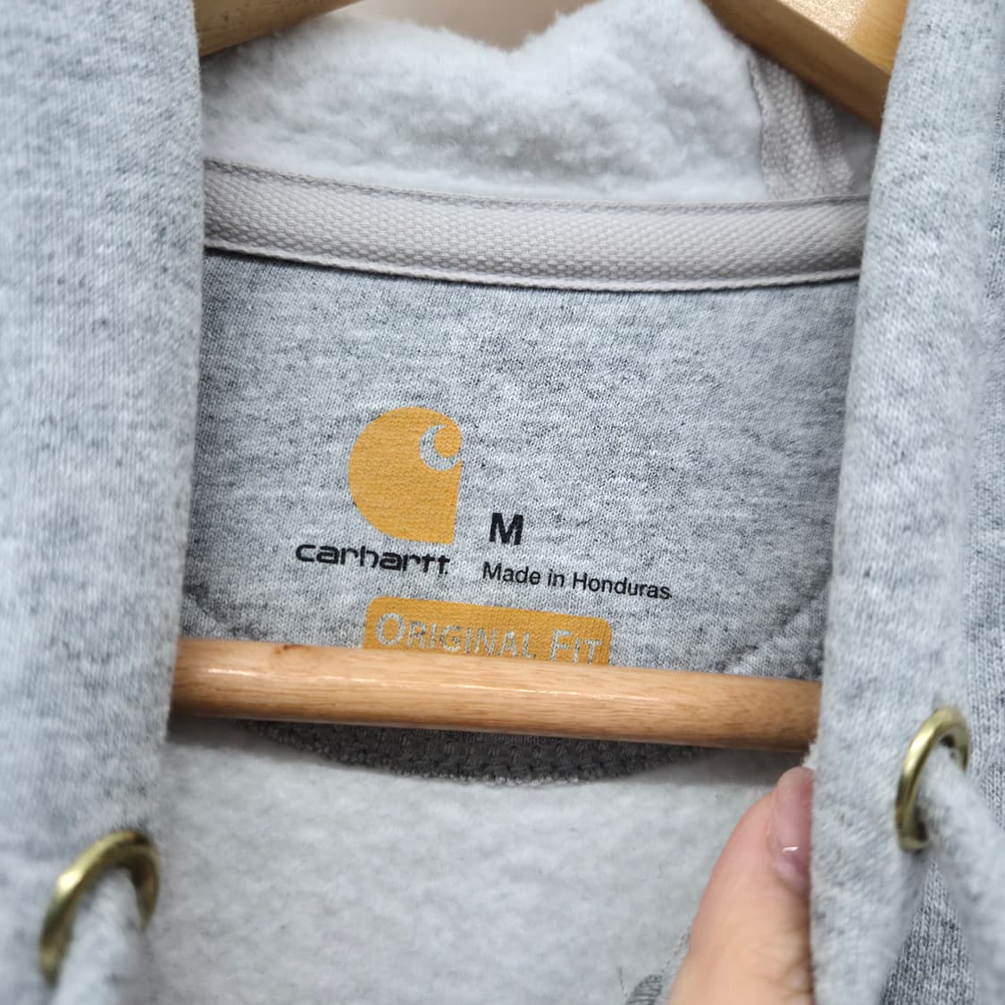 칼하트 그레이 후드집업 남성 M 상품이미지3