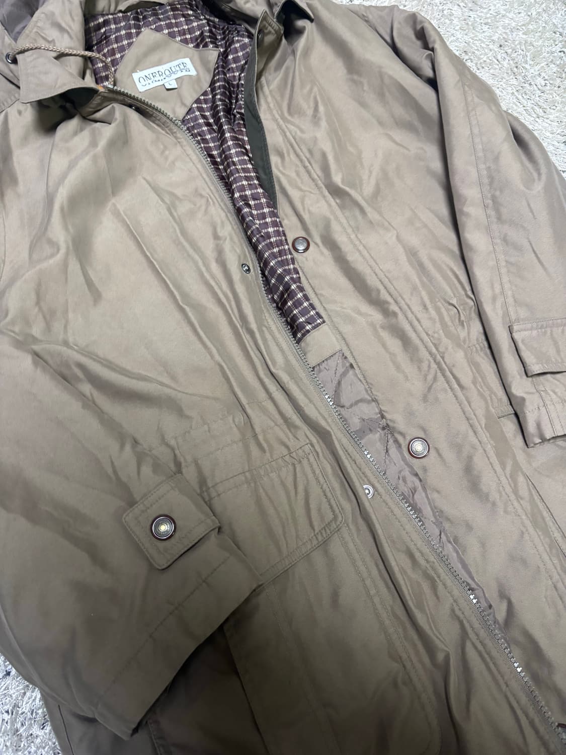 일본판 폴리 후드 자켓 사이즈 105-110 상품이미지2