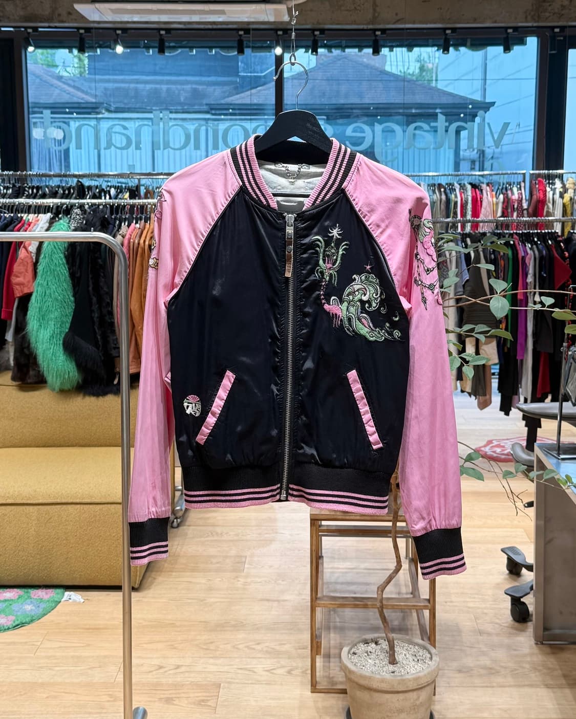 디젤 핑크 드래곤 스카잔 자켓  상품이미지1