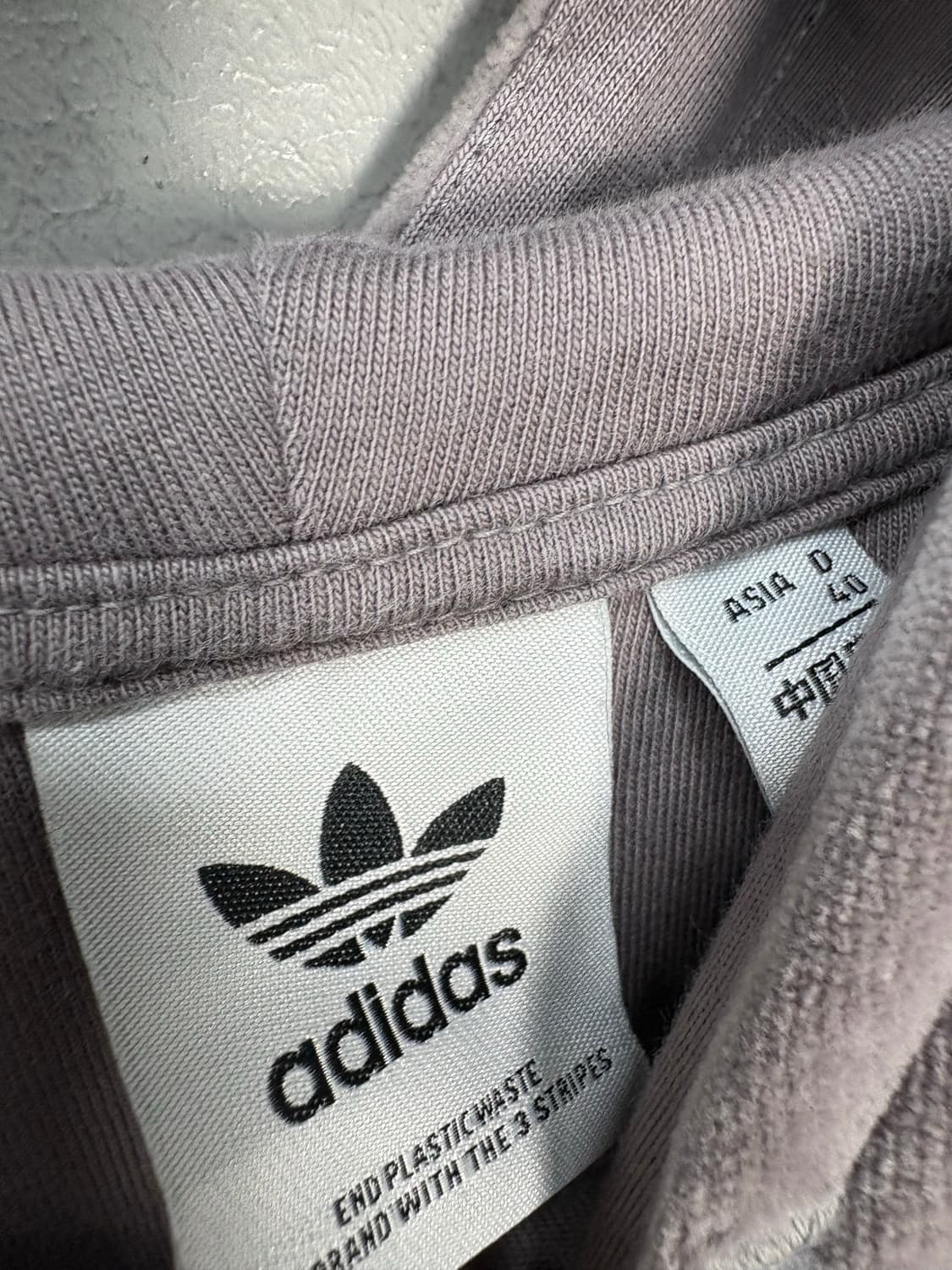 아디다스 아디브레이크 벨루어 퍼플그레이 후디 A3096 상품이미지7