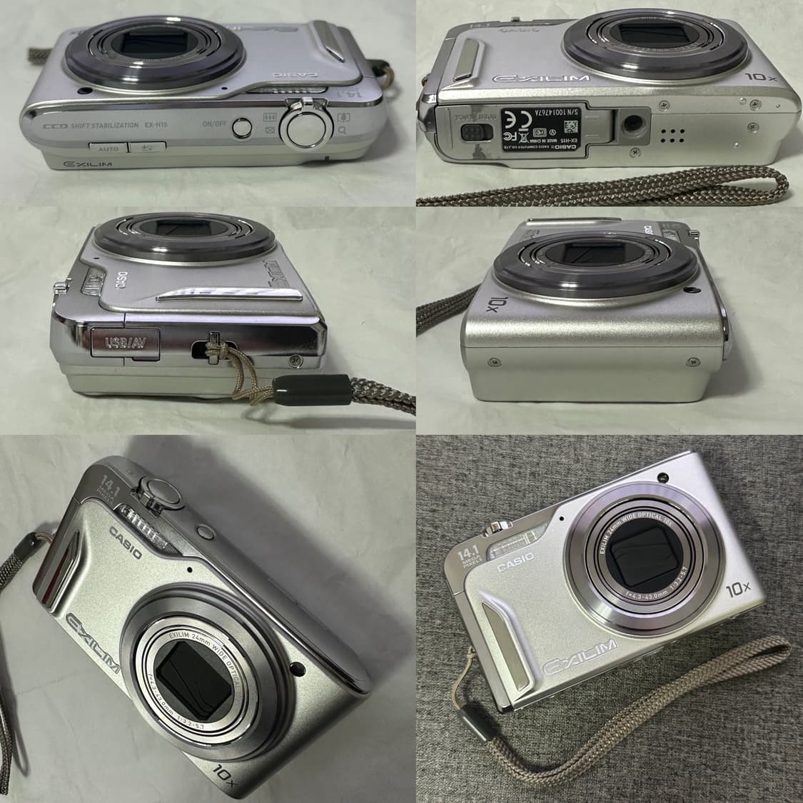 츄 디카 🩶 민트급 풀박 카시오 엑슬림 EX-H15  (메이크업모드) 상품이미지7