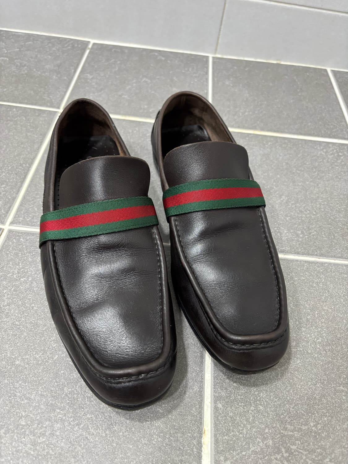 정품)구찌 남자 드라이빙모카신 상품이미지1