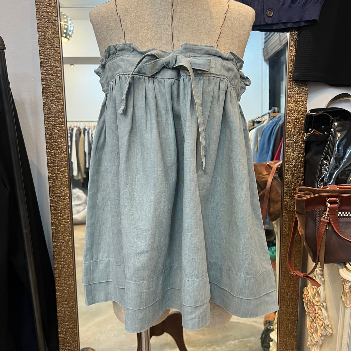 bulle de savon 린넨 스커트 상품이미지5