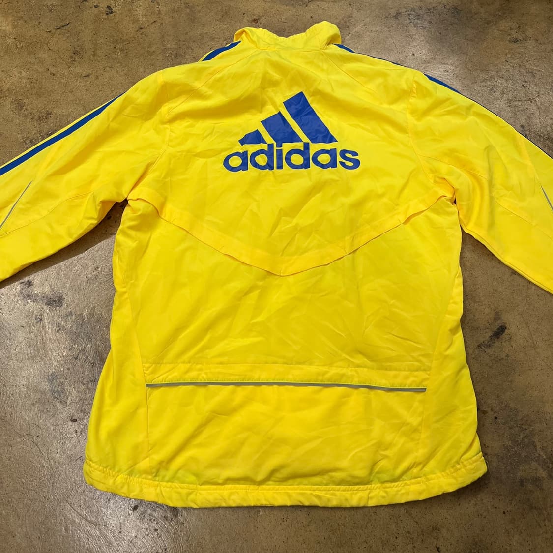 [정품/M] 아디다스 옐로우 트랙탑 바람막이 b17 상품이미지4