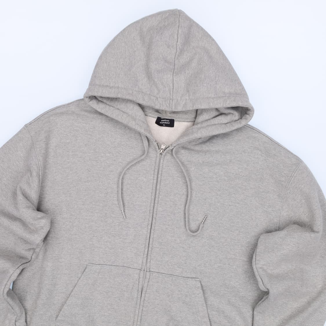 XL 무신사스탠다드 오버핏 그레이 후드집업 자켓 4243 상품이미지4