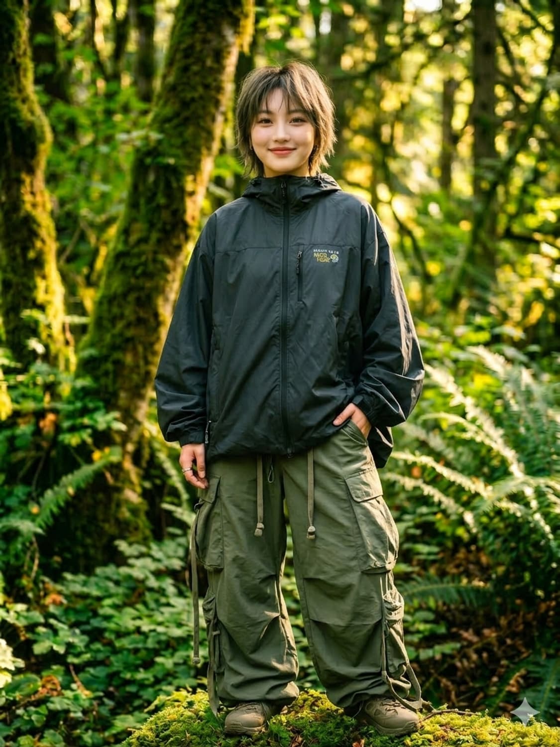 [95] 마운틴하드웨어 차콜 에어쉴드 테크니컬 바람막이 자켓 상품이미지2