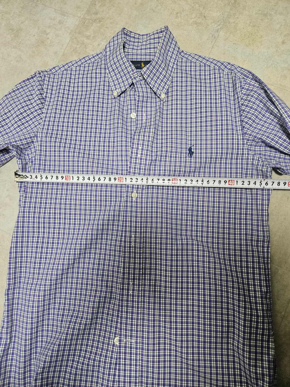 폴로 랄프로렌 체크 셔츠 14 1/2 (37) 상품이미지3