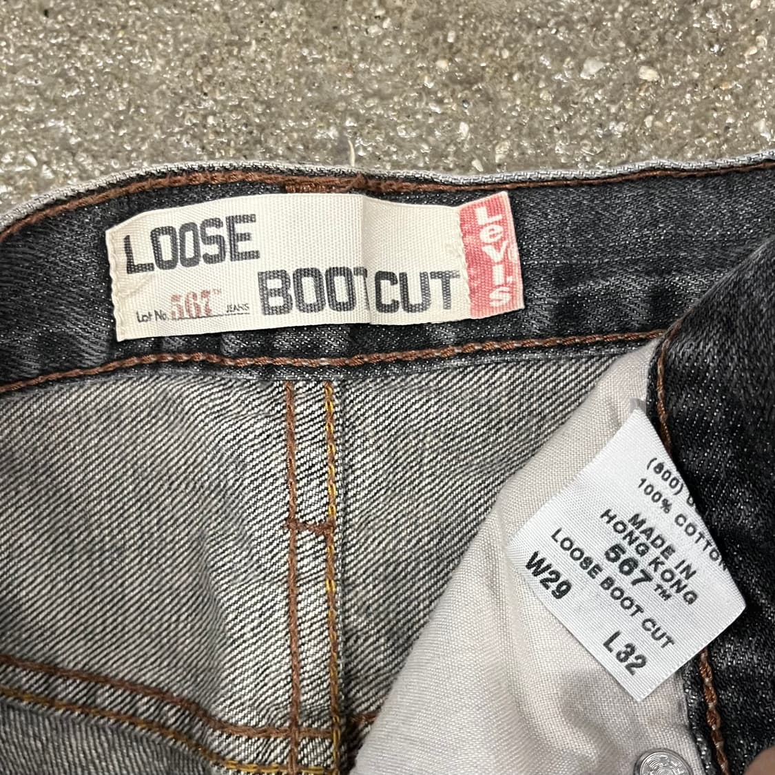 리바이스567 루즈 부츠컷 (30) 상품이미지5