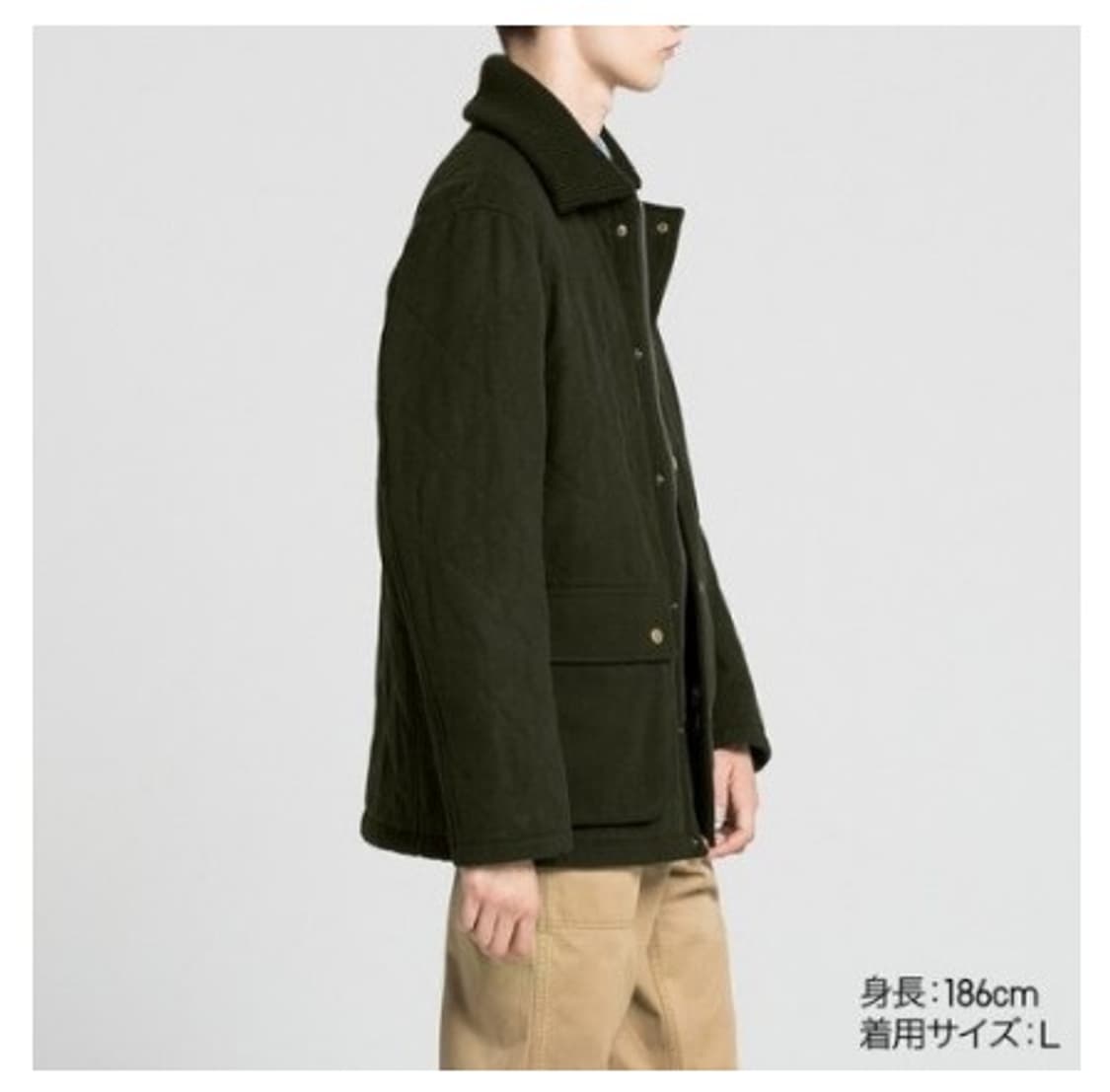 JW ANDERSON x 유니클로 울 블렌드 퀼팅 자켓 상품이미지9