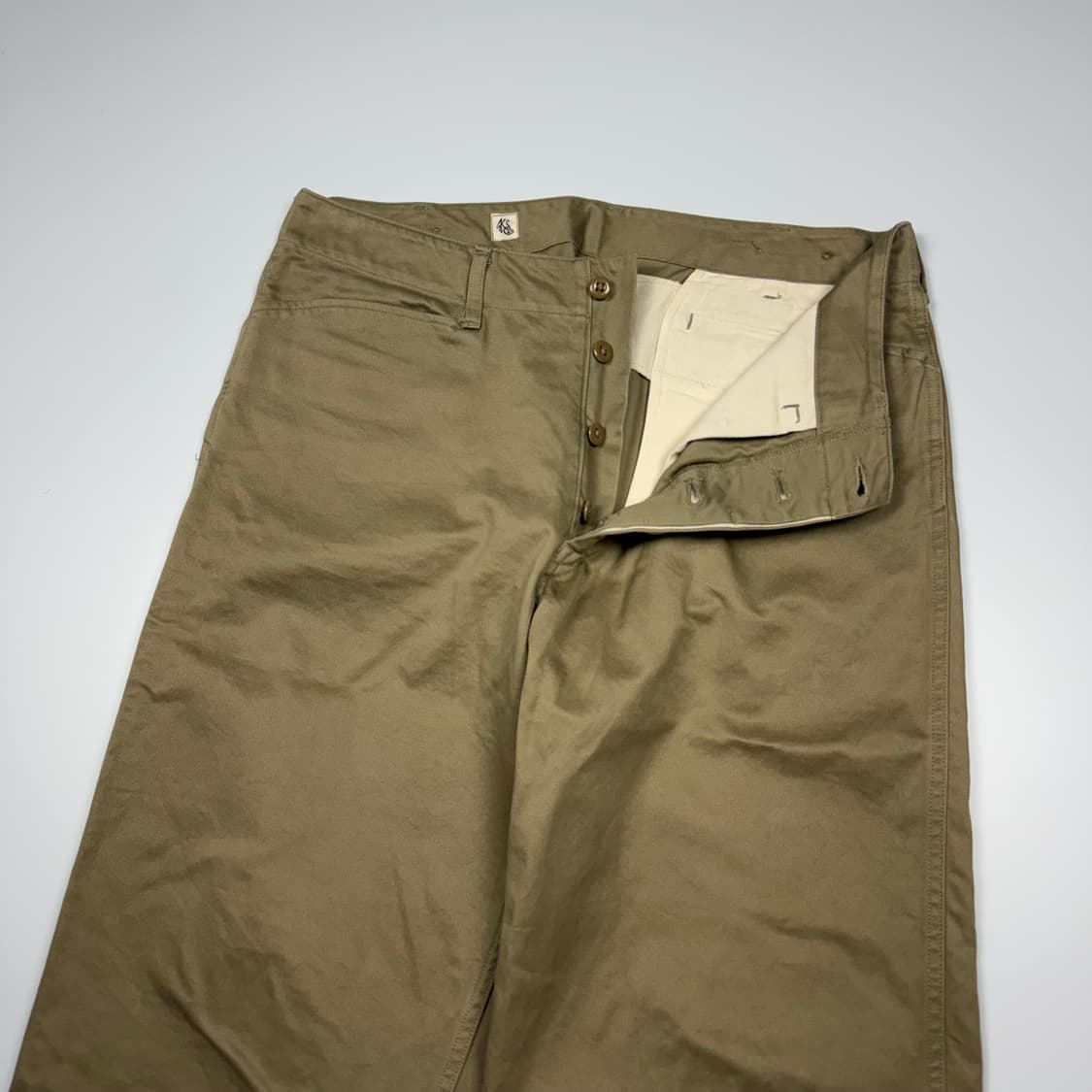 (33) 캡틴선샤인 코튼 S.F 트라우저 카키 상품이미지5