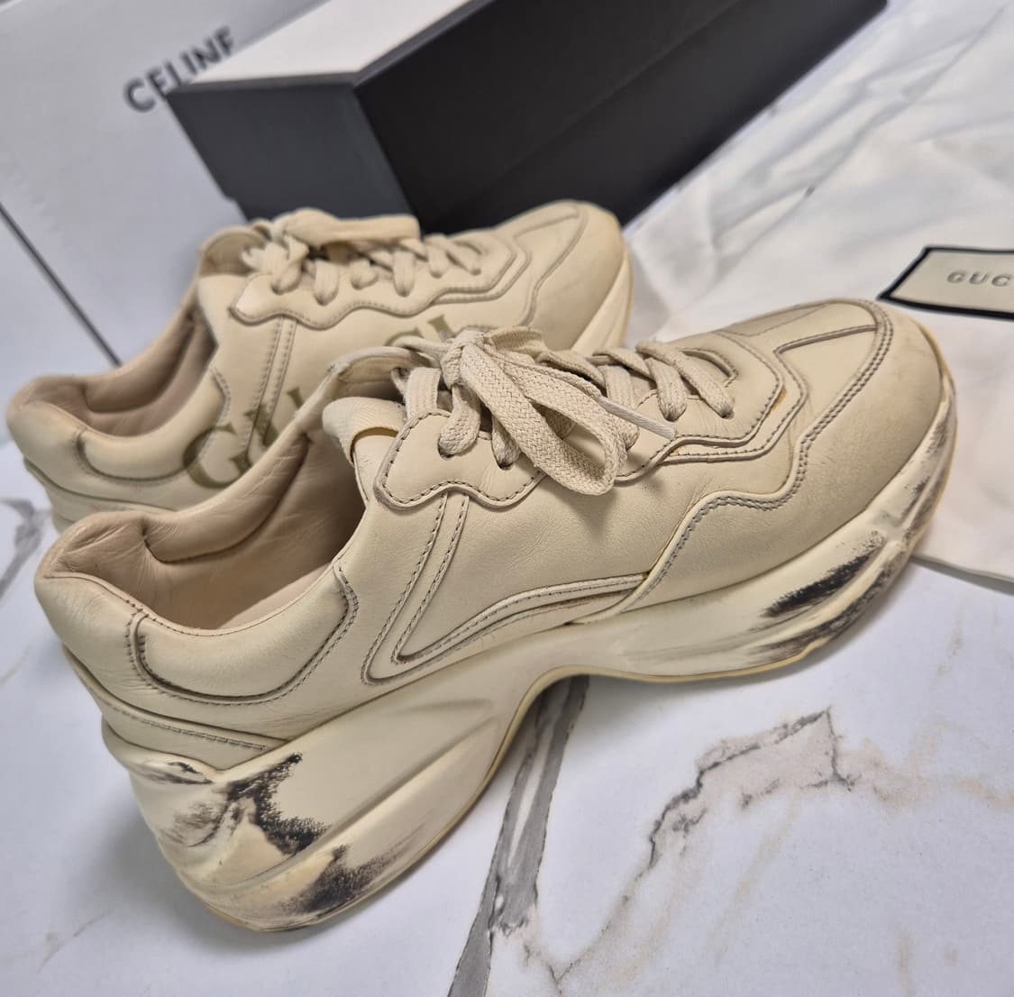 (정품) 구찌 라이톤 스니커즈 35.5 상품이미지6