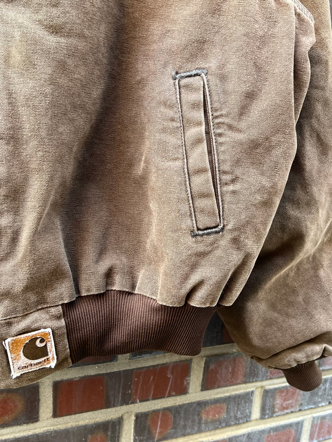 90's [2XL] 칼하트 산타페 빈티지 자켓 구형 워크웨어 봄버 J14 상품이미지8