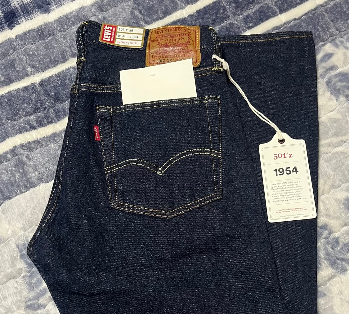 리바이스 LVC 54501-0091 린스드 501ZXX 데님 30x34 상품이미지1