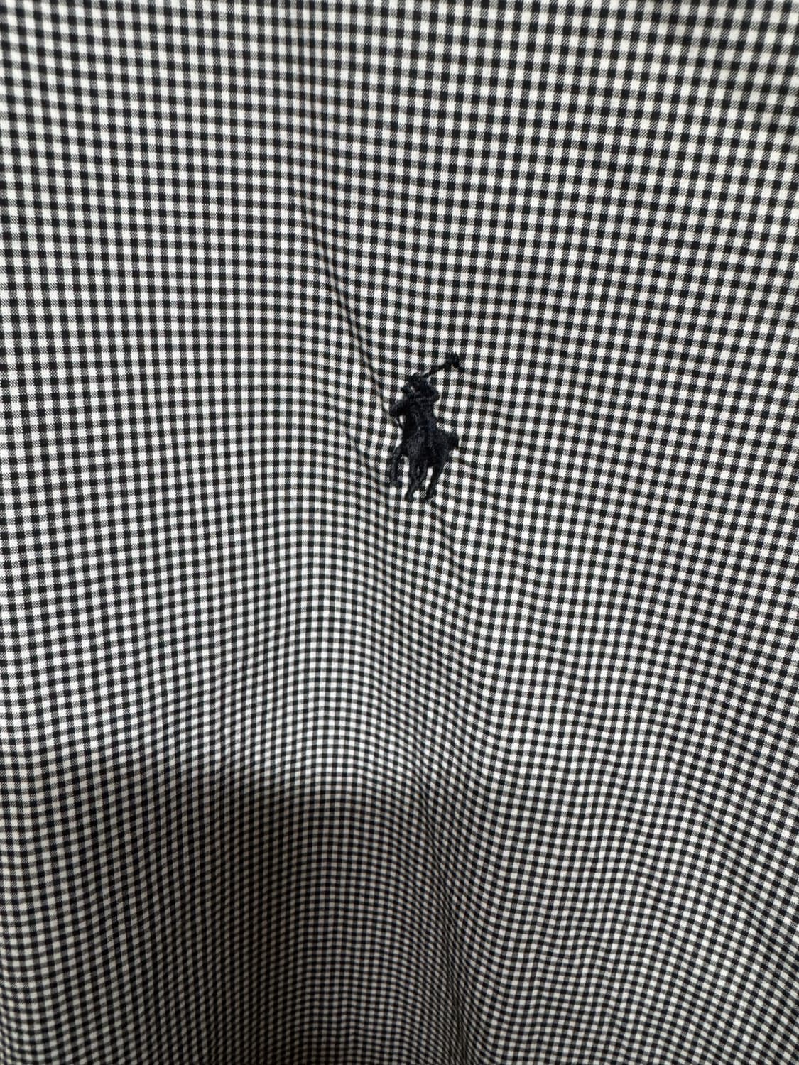 폴로 깅엄 체크 셔츠 L 상품이미지4